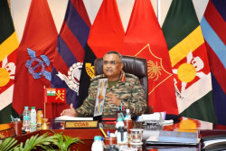 Indian Army Chief Pande arriving on Sep 4