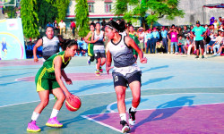 Army beat Bagmati 45-30 for women's basketball gold