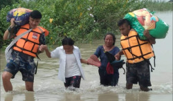 Koshi flood: Rescue works continue to relocate 2,500 families