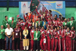 Army triumph in fencing