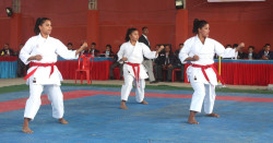 Three departmental sides dominate karate events