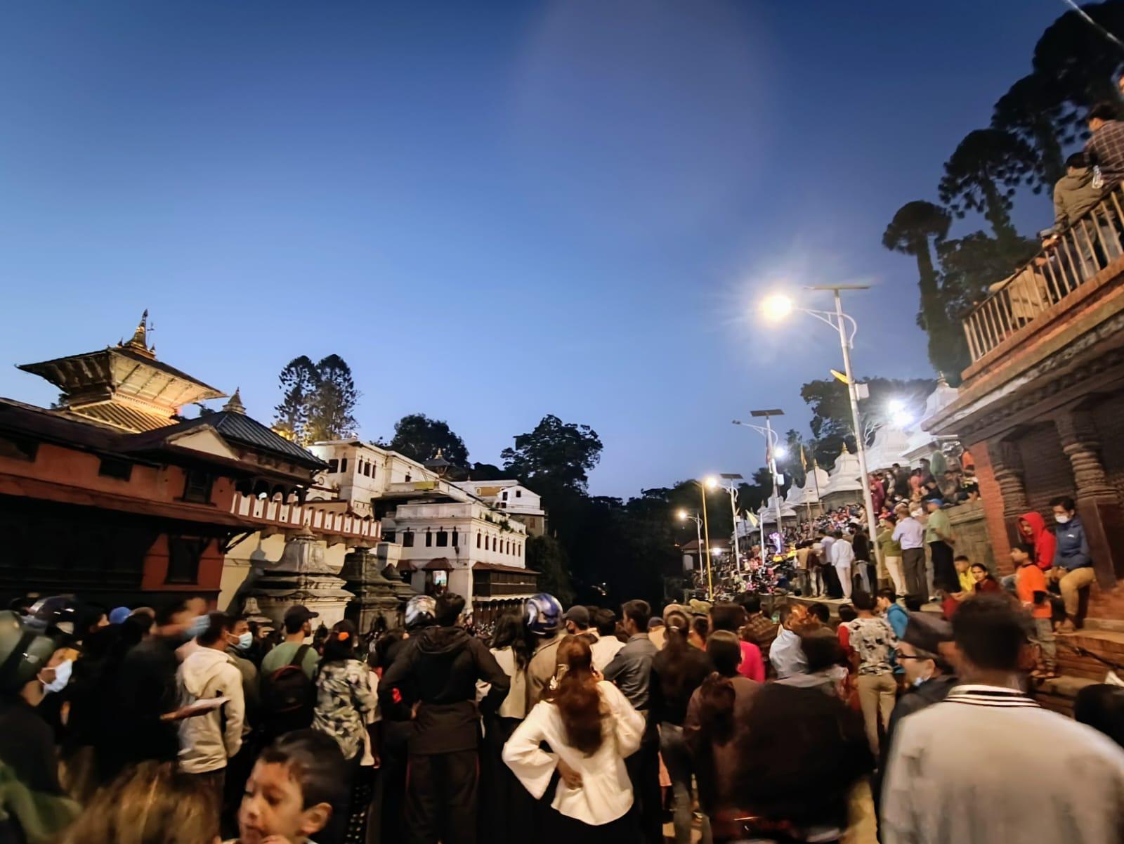 Glimpses Of Evening Aarti At Pashupatinath Temple Photo Gallery Nepal Minute Nepal Minute