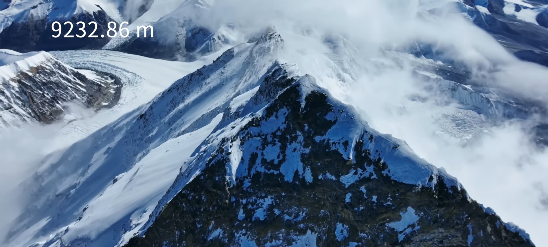 Chinese aerial drone captures rare perspective of Mount Everest (Watch ...